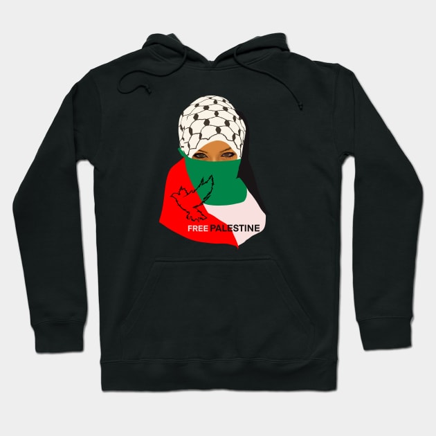 Free Palestine Hoodie by Arnond